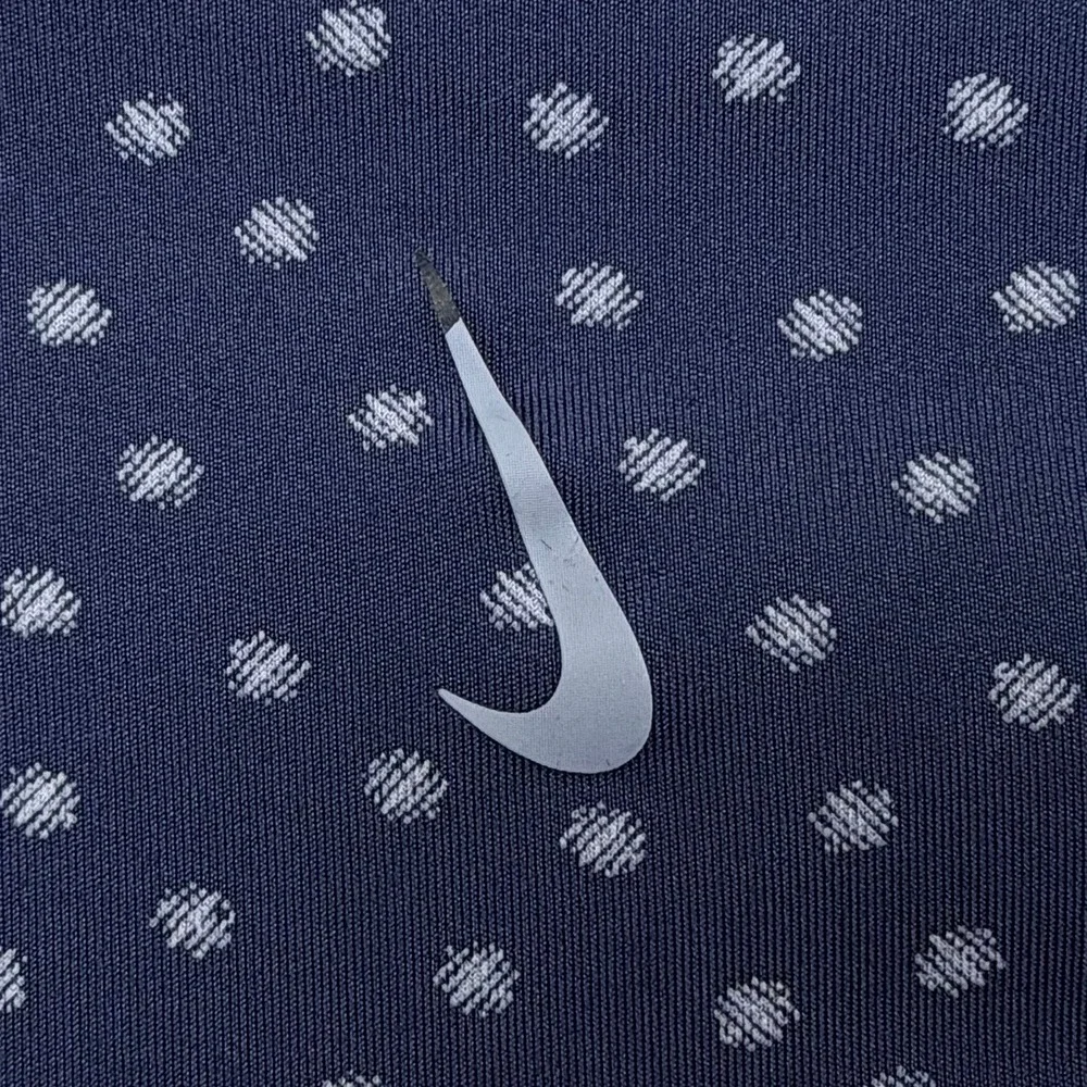 Nike Yoga Dri-FIT High Waisted Wrap Leggings Navy Polka Dot CZ9144-410 Medium
